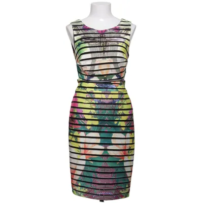 Jurk (Geel, Roze, Meerkleurig) van Etoile Du Monde Elastaan, Polyamide, Polyester