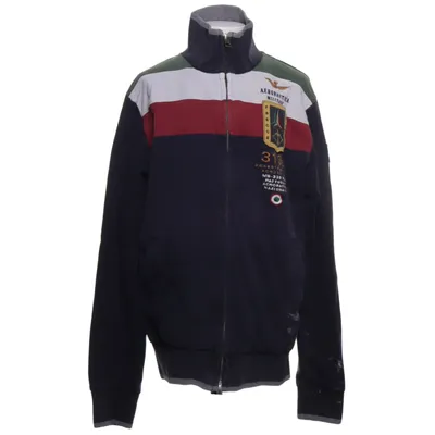 Jacka (Blå, Flerfärgad) från Aeronautica Militare Bomull, Elastan