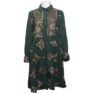 Jurk (Groen, Bruin) van Motel Katoen, Polyester