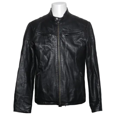 Läderjacka (Svart) från Selected Homme Skinn, Polyester