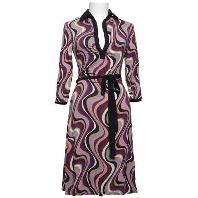 Robe portefeuille (Violet, Marron, Multicolore) de Maille Demoiselle