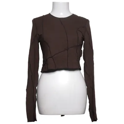 Crop top (Sierra Crop Long Sleeve) från Weekday Bomull, Elastan, Viskos