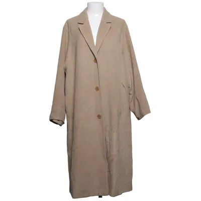 Frakke (Beige) fra MaxMara Silke, Uld