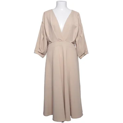 Klänning (Beige) från Boohoo Elastan, Polyester