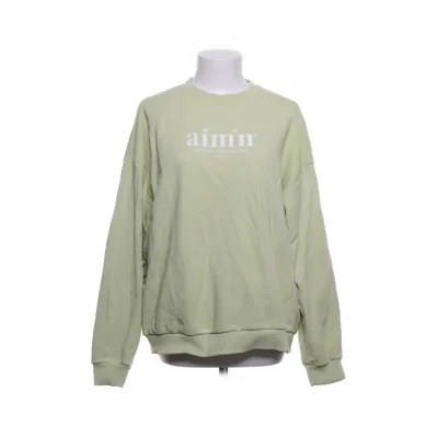 Collegetröja (Grön) från Aim'n Bomull, Polyester