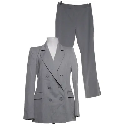 Kostym (Grå) från Zara Acetat, Elastan
