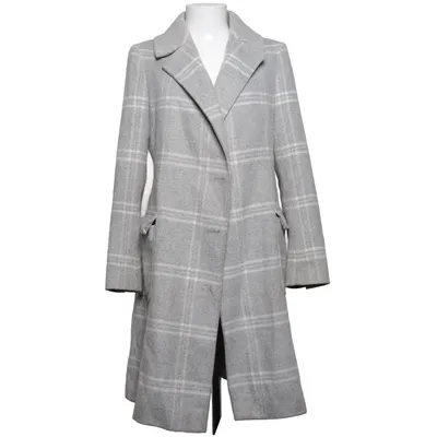Jas (Grijs, Wit) van Forever New Elastaan, Imitatiebont, Polyester, Wol