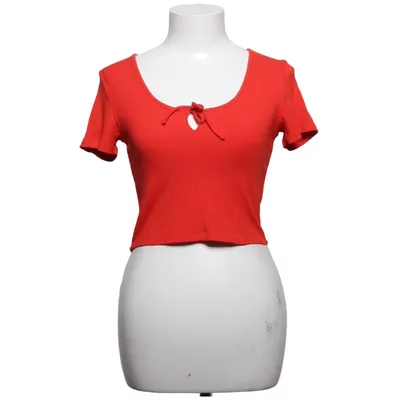 Crop top (Rouge) de Monki Viscose, Élasthane