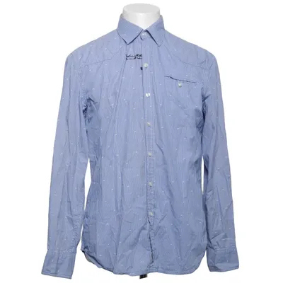 Shirt (Blue, White) from Emilio Adani