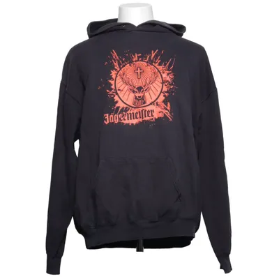 Sweat à capuche (Noir, Orange) de Jägermeister Coton