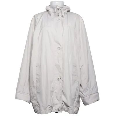 Manteau imperméable (Beige, Bleu) de Canda Coton, Polyester
