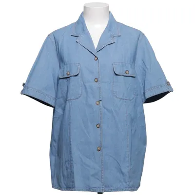 Short sleeve shirt (Blue) from Cotton Republic Cotton