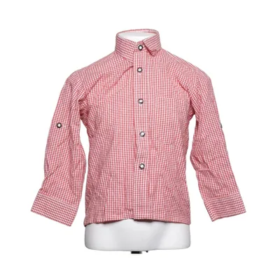 Chemise (Rouge, Blanc) de Birkhahn Mode Coton