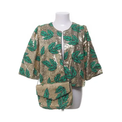 Blazer (Gold, Green) from Lollys Laundry Polyester, Cotton