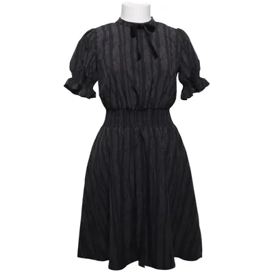 Robe (Noir, Gris) de Killstar Élasthane, Polyester