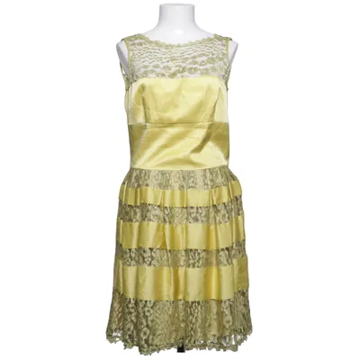 Robe de cocktail (Jaune) de Temperley Élasthane, Polyamide, Soie, Tencel, Viscose