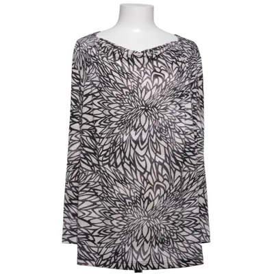 Blouse (Beige, Black) from Couture Line Elastane, Polyester