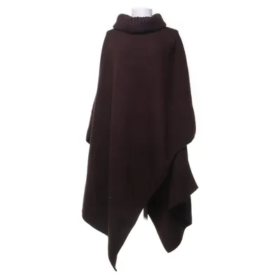 Poncho (Brun, Vit) från Zara Knit Nylon, Polyester, Viskos