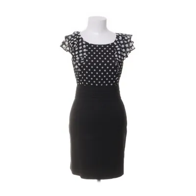 Jurk (Zwart, Wit) van Oasis Polyester, Viscose, Elastaan, Acetaat