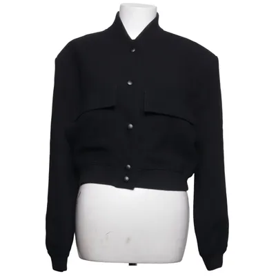 Bomberjacke (Schwarz) von Zara Polyester, Viskose
