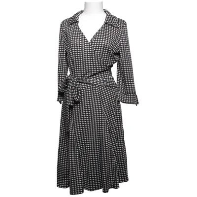 Wrap dress (Black, White) from L'Onkel