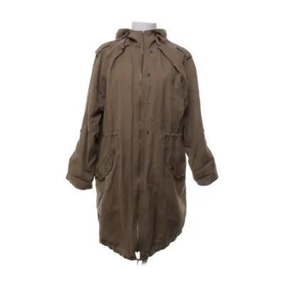 Parka (Groen) van Frk. Katoen, Linnen