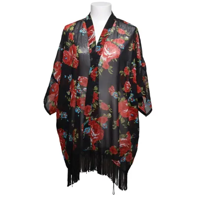 Kimono (Karin fringe kimono) från Rut & Circle Polyester