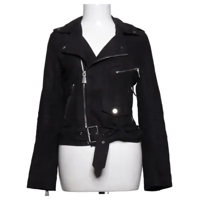 Bikerjacka (Svart) från King of Fashion Polyester