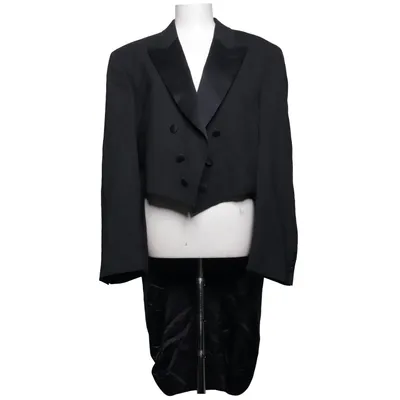 Frackkavaj (Svart) från Nordal Elastan, Polyester, Viskos, Ull