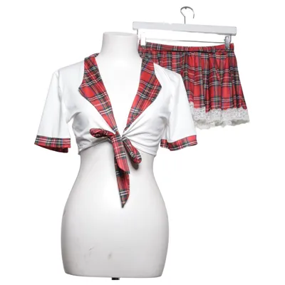 Set (Röd, Vit) Elastan, Polyester