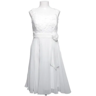 Cocktailkleid (Weiß) von Ashley Brooke Elasthan, Polyester