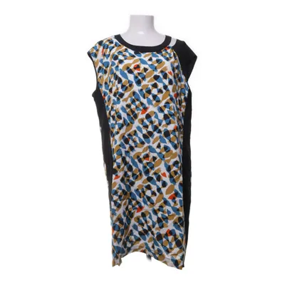 Jurk (Blauw, Meerkleurig) van Trend by Captain Tortue Katoen, Elastaan, Polyester, Viscose