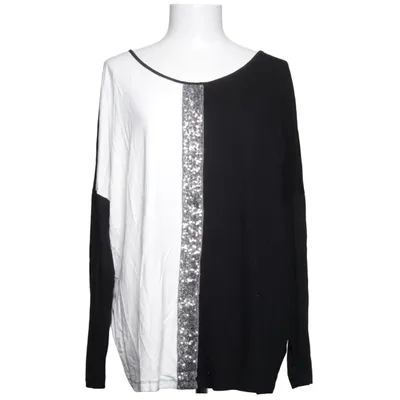 Topp (Svart, Vit, Silverfärgad) från Bodyflirt Elastan, Viskos