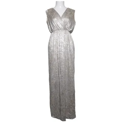 Evening gown (Silver) from Miss Selfridge Metallic fiber, Polyester