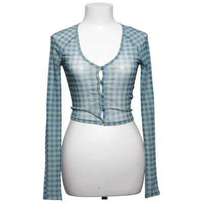 Crop top (Blå, Grøn) fra Weekday