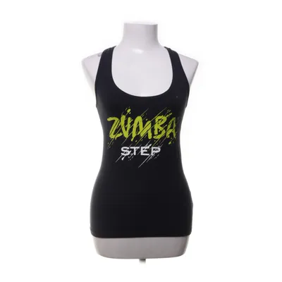 Tanktop (Zwart) van Zumba Wear Katoen, Elastaan