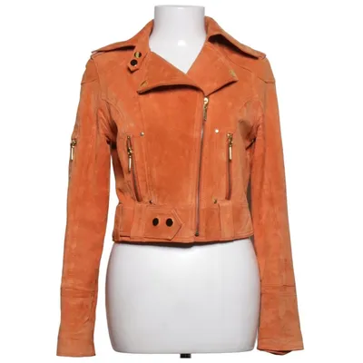 Bikerjacka (Orange) från Rock'n Blue Skinn, Polyester