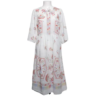 Robe (Blanc, Multicolore) de Margita