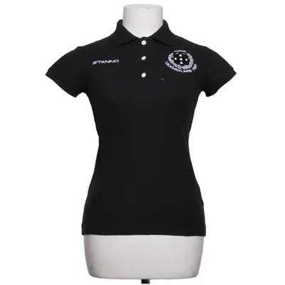 Pikétröja (Svart, Vit) från Stanno Bomull, Polyester