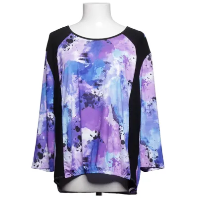 Topp (Blå, Lila, Svart, Vit) från Sara Louise Elastan, Polyester