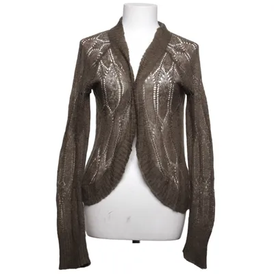 Strickjacke (Braun) von Eve Acryl, Mohair, Polyamid