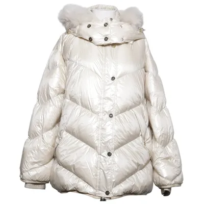 Daunenjacke (Beige) von Luisa Spagnoli Daune, Feder, Fuchspelz
