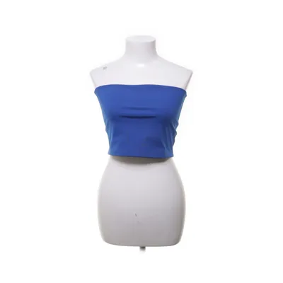 Tube top (Blauw) van Junkyard Polyester, Elastaan