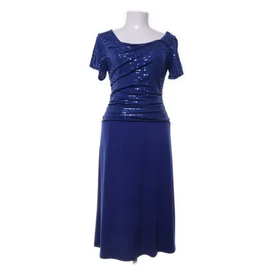 Cocktail dress (Blue) from Enfocus Studio Metallic fiber, Nylon, Polyester