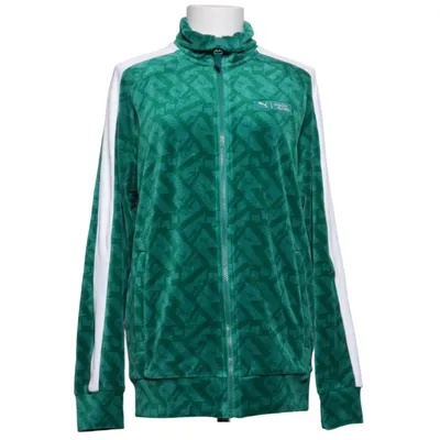 Træningsjakke (Grøn, Hvid) fra Puma Bomuld, Elastan, Polyester