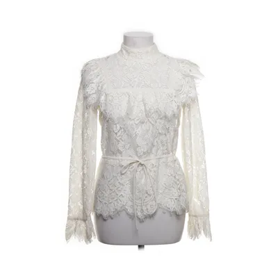 Blouse (Wit) van Ganni Katoen, Polyamide, Viscose
