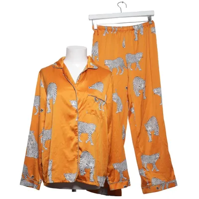 Pyjama (Orange, Mehrfarbig) von Chelsea Peers Elasthan, Polyester