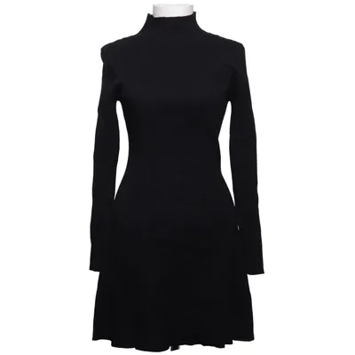 Jurk met col (Zwart) van Jake*s Nylon, Viscose