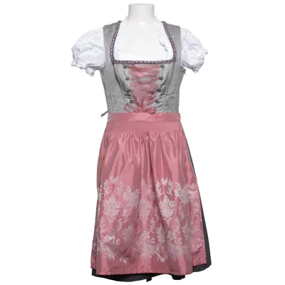 Dirndl (Roze, Grijs, Wit) van Landhaus Katoen, Polyester