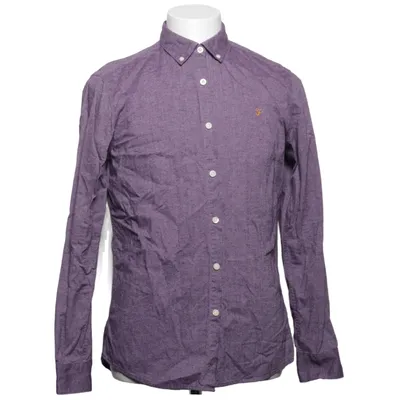 Button down shirt (Purple) from Farah Cotton